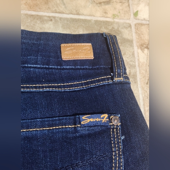 SEVEN 7 Women's Dark Blue Women's Jeans Size 16. TUMMY LESS HIGH SKINNY. - Picture 13 of 14